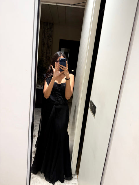 Pre-draped saree