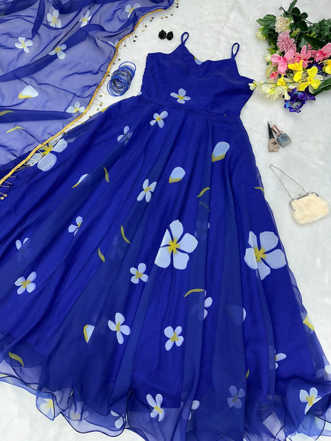 Floral gowns