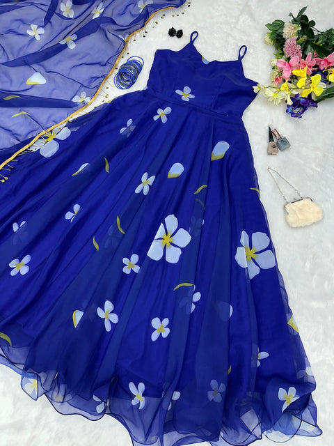 Floral gowns