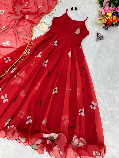 Floral gowns
