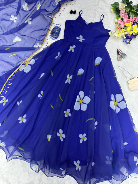 Floral gowns