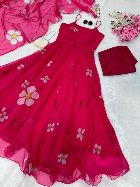 Floral gowns