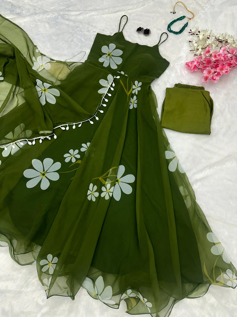 Floral gowns