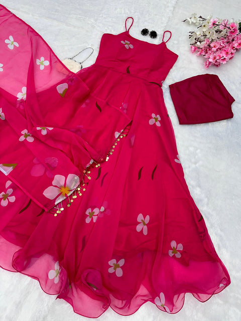 Floral gowns