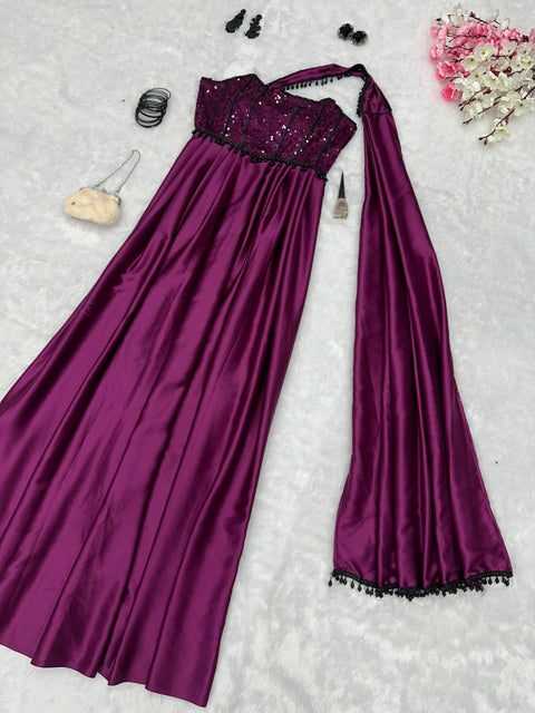 corset drape outfit