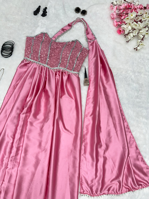 corset drape outfit