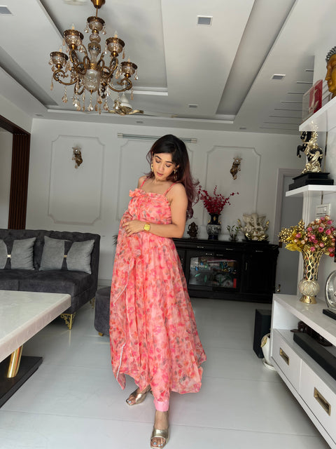 Peach Designer Suit