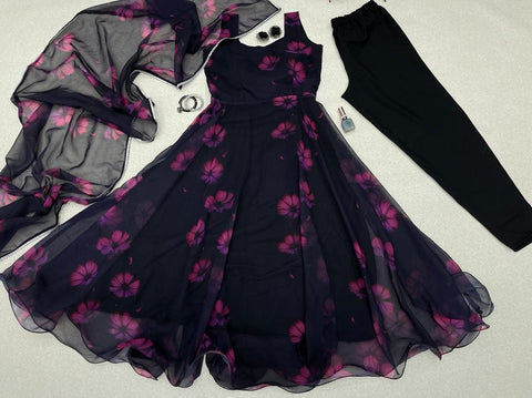 Black Floral Dress