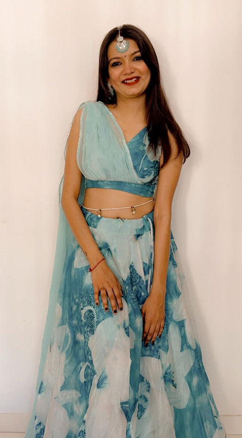 AQua Princess Lehnga