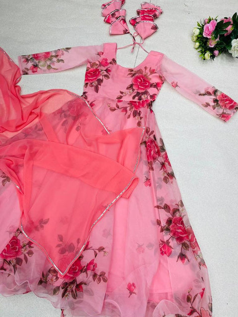 Peach Peacher Gown v