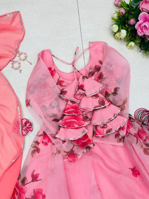 Peach Peacher Gown v