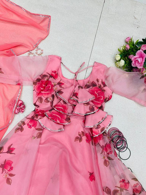 Peach Peacher Gown v