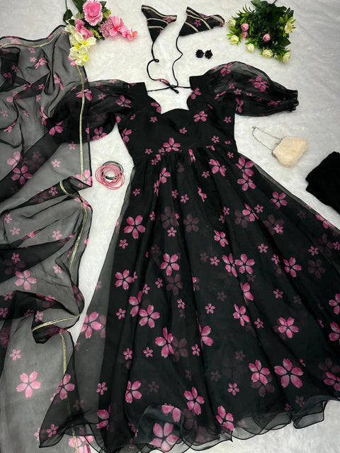Pink Blossam Gown