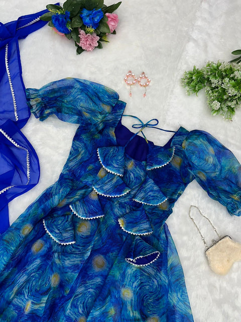 Artic Blue Gown