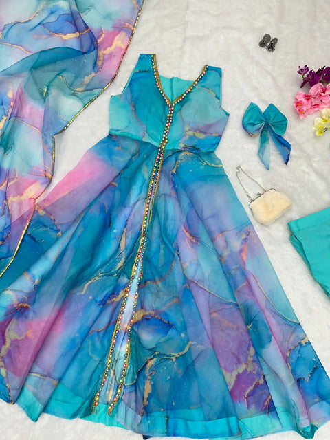 Designer Organza Suit