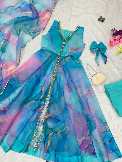 Designer Organza Suit