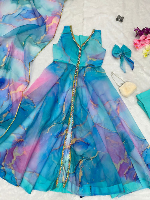 Designer Organza Suit