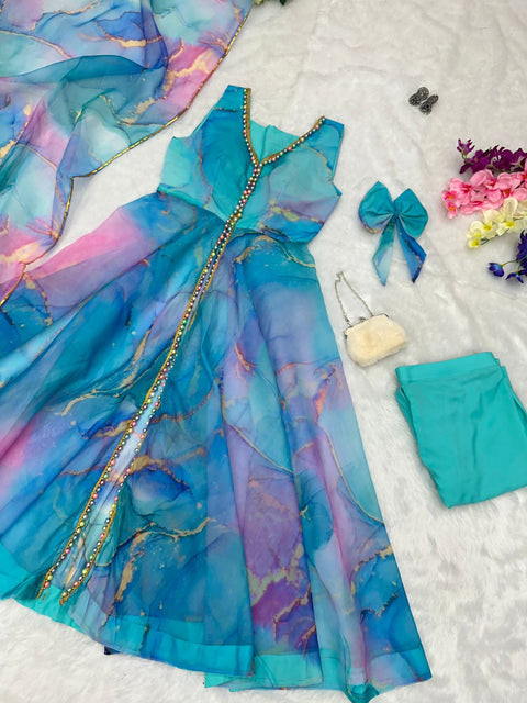 Designer Organza Suit