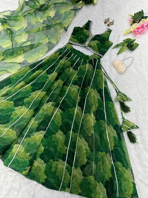 Haldi-Mehendi Lehenga Choli