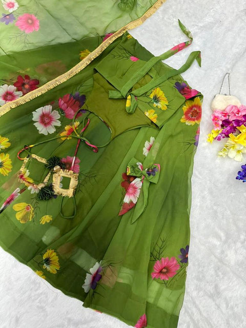 Garden Flower Anarkali