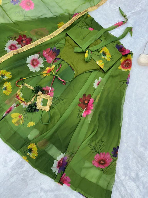 Garden Flower Anarkali