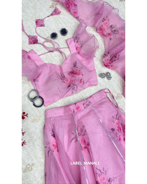 Organza LOve LEhenGa