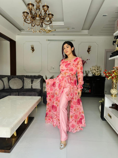 Pure Organza Anarkali