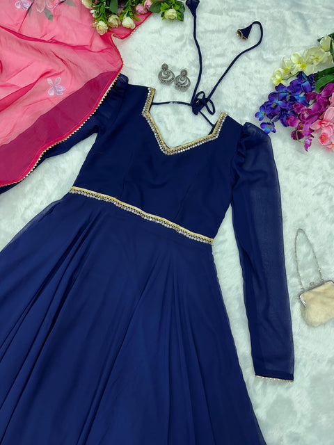Georgette Love Gown