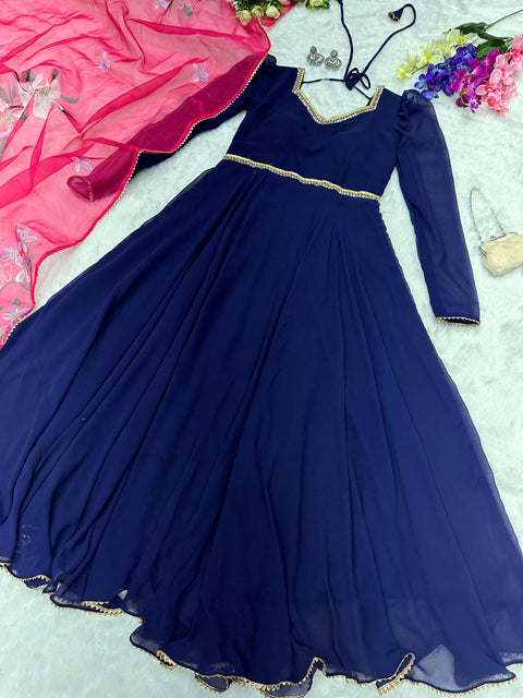 Georgette Love Gown
