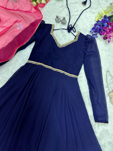 Georgette Love Gown