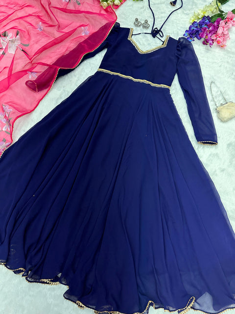 Georgette Love Gown