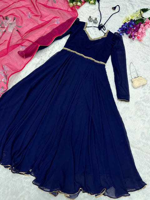 Georgette Love Gown