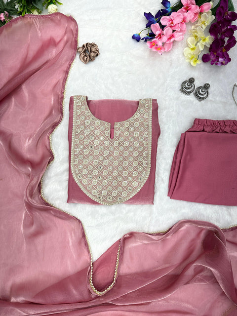 Organza Kurta Set