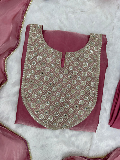 Organza Kurta Set