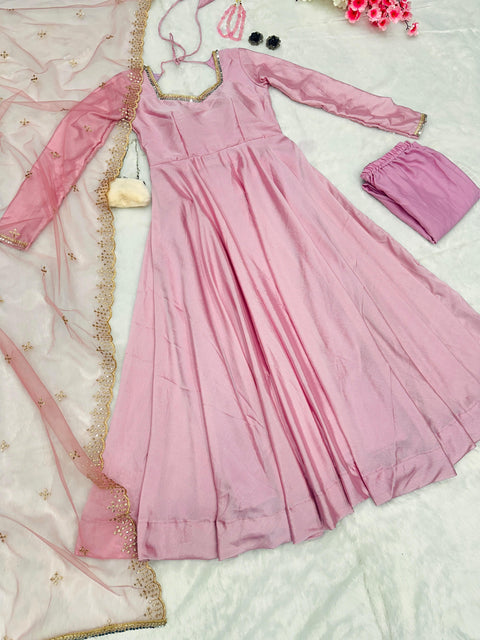 Chinon Anarkali Suit