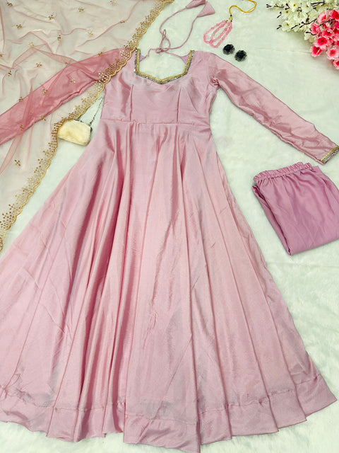 Chinon Anarkali Suit