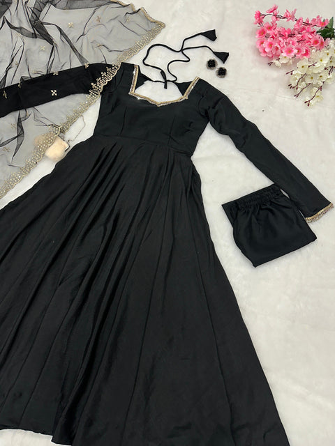 Chinon Anarkali Suit