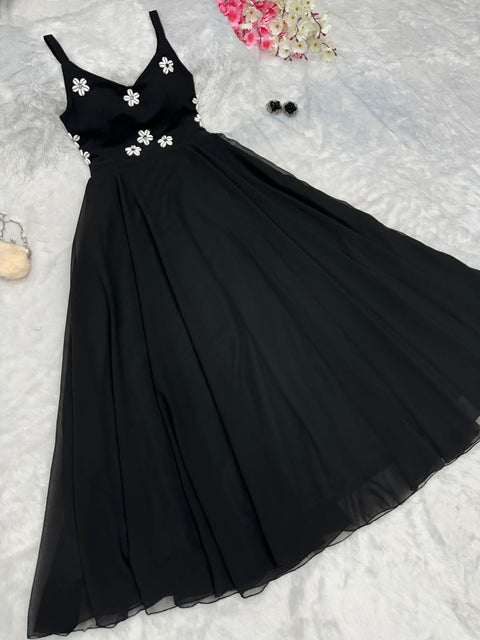 Navratri Handwork Anarkali Gown