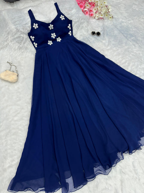 Navratri Handwork Anarkali Gown