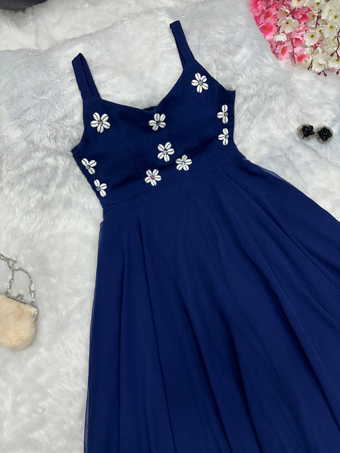 Navratri Handwork Anarkali Gown