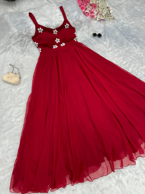 Navratri Handwork Anarkali Gown