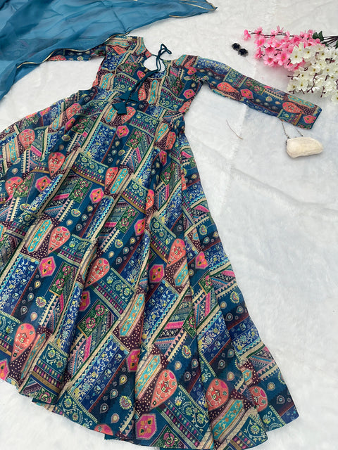 Traditional Anarkali Suit