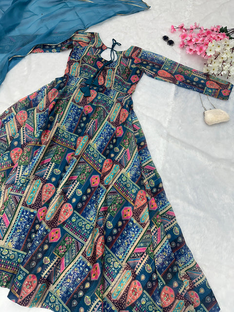 Traditional Anarkali Suit