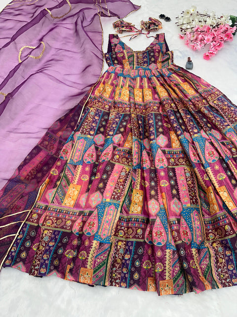 Traditional Anarkali Suit