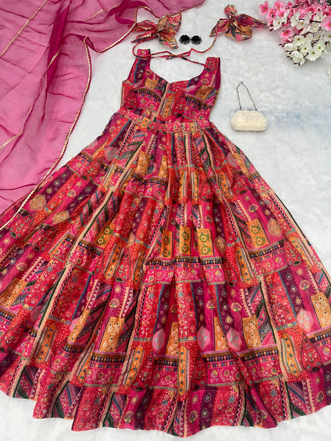 Traditional Anarkali Suit