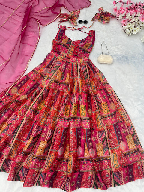 Traditional Anarkali Suit