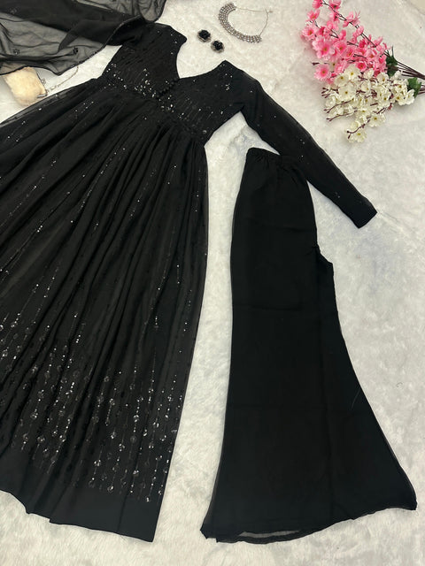 Black Shiny Dress