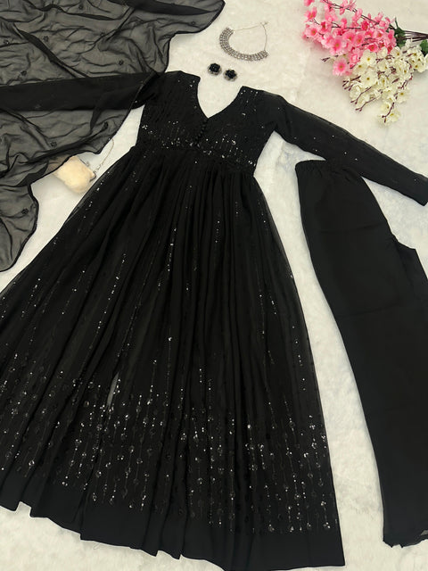 Black Shiny Dress