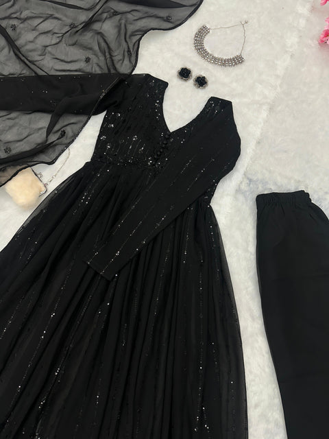Black Shiny Dress