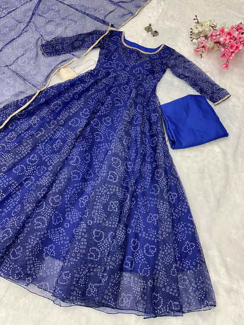 Bandhani Anarkali